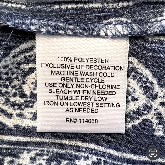 NWT Signature Studio Plus boho top with ties Sz.2X - Picture 6 of 8